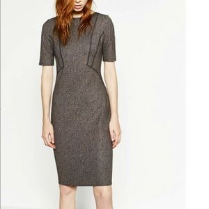 Zara Grey Body Con Dress